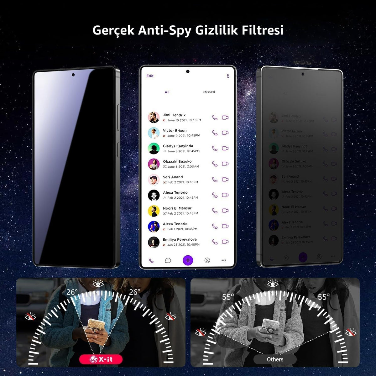 Samsung hayalet ekran koruyucu