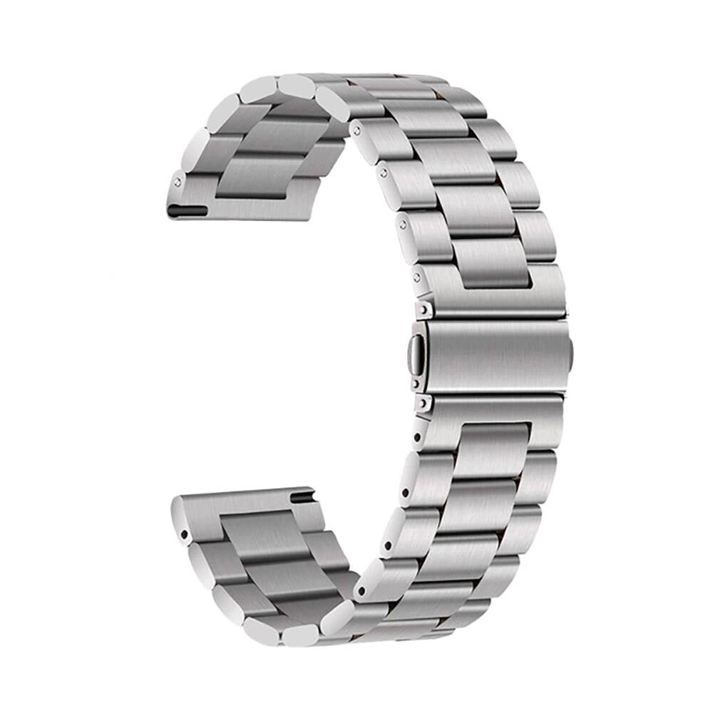 20mm Metal Akıllı Saat Kordonu – Gümüş