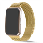 Huawei Watch Fit Uyumlu Metal Kordon – Gold