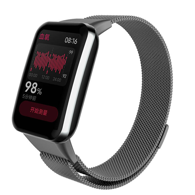 Xiaomi Mi Band 7 Pro Uyumlu Metal Kordon – Gri