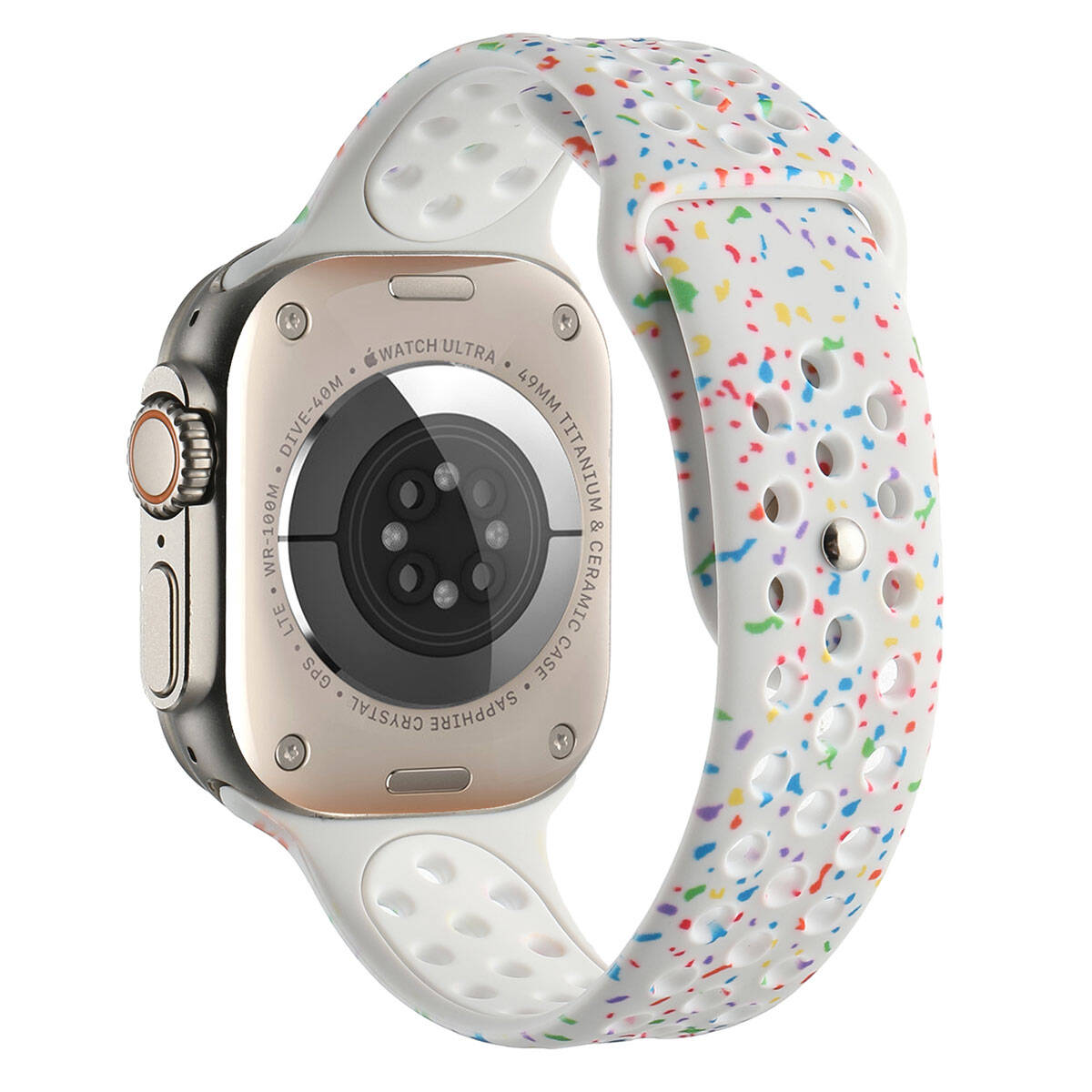 Apple Watch Uyumlu Yeni Seri Silikon Kordon – Beyaz