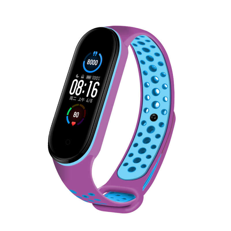 Xiaomi Mi Band 6 / Xiaomi Mi Band 5 Uyumlu Silikon Kordon