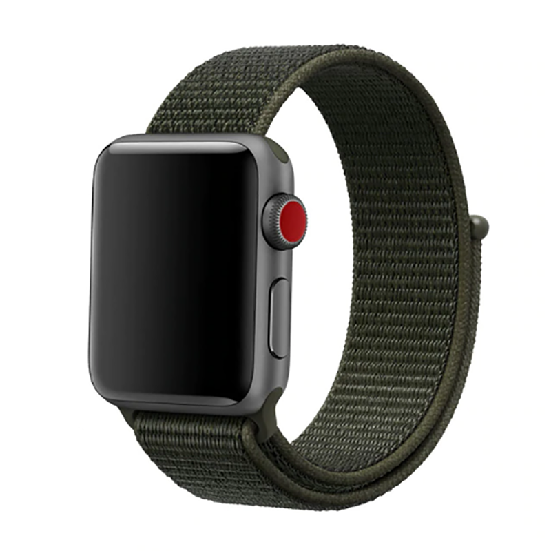 Apple Watch Uyumlu Hasır Kordon – 17-Cargo Khaki