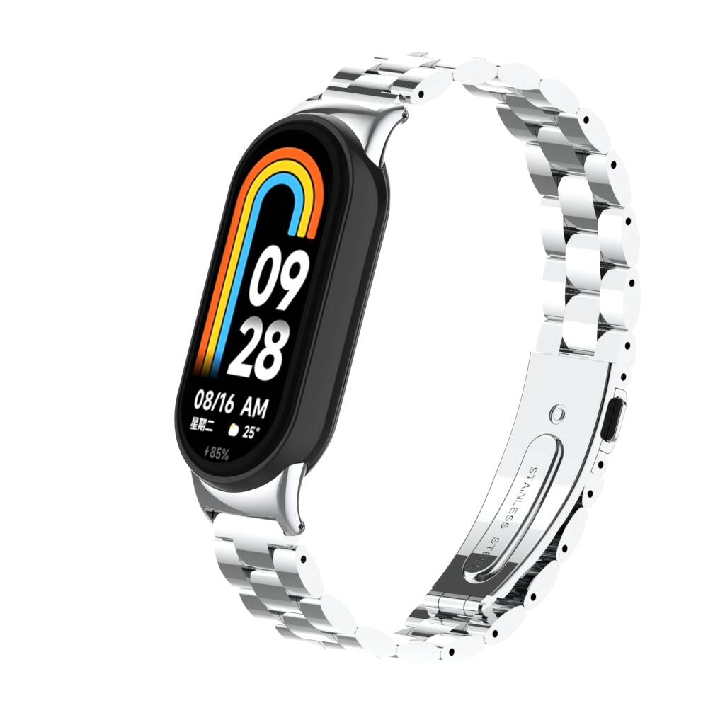 Xiaomi Mi Band 9 / Xiaomi Mi Band 8 Uyumlu Metal Kordon