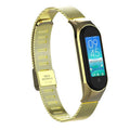 Xiaomi Mi Band 6 / Xiaomi Mi Band 5 Uyumlu Metal Kordon – Gold