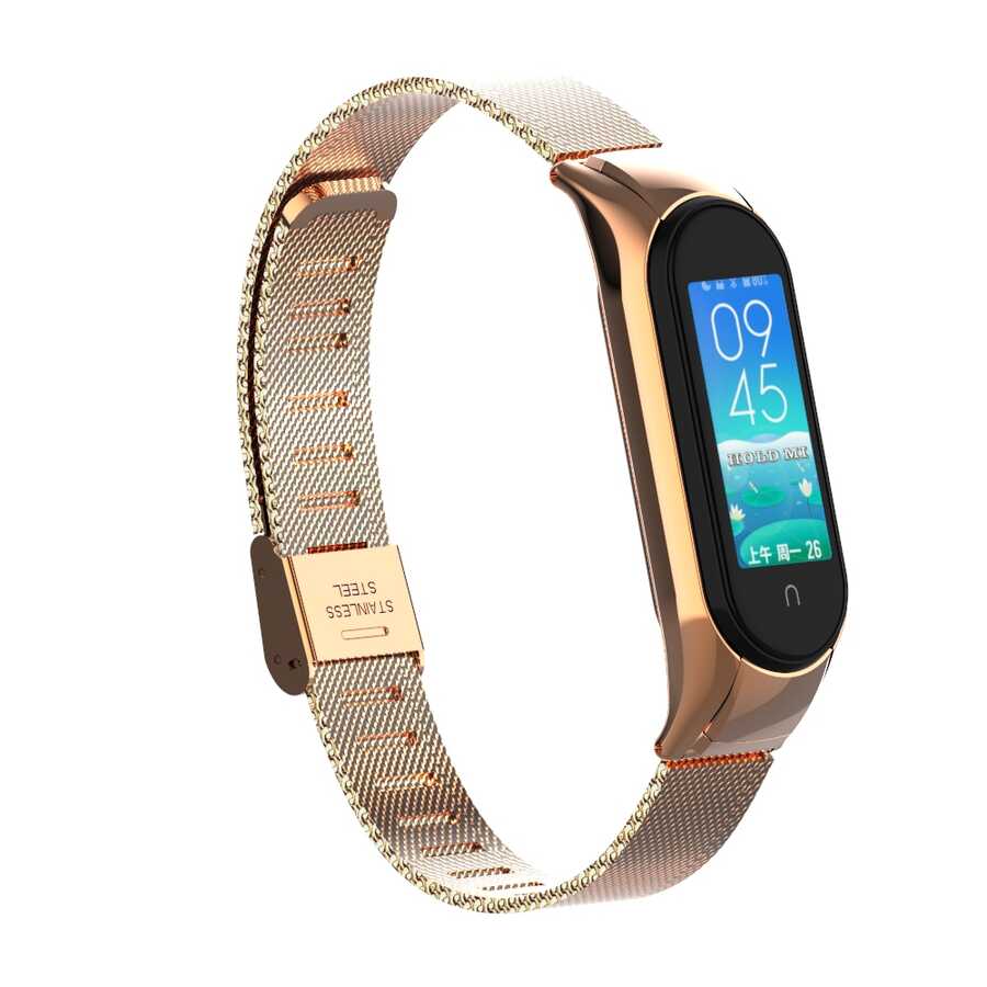 Xiaomi Mi Band 6 / Xiaomi Mi Band 5 Uyumlu Metal Kordon
