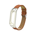Xiaomi Mi Band 4 / Xiaomi Mi Band 3 Uyumlu Deri Kordon – Kahverengi