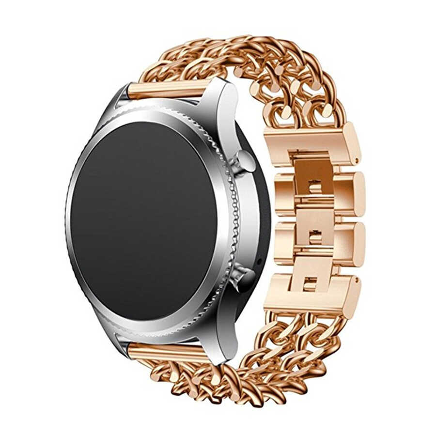 22mm Metal Akıllı Saat Kordonu – Rose Gold