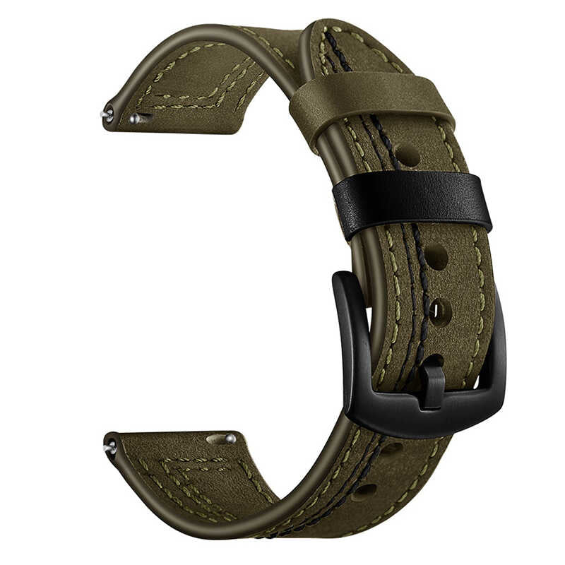 22mm Deri Akıllı Saat Kordonu