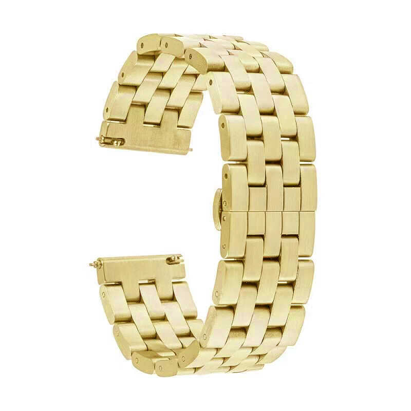 22mm Metal Akıllı Saat Kordonu – Gold
