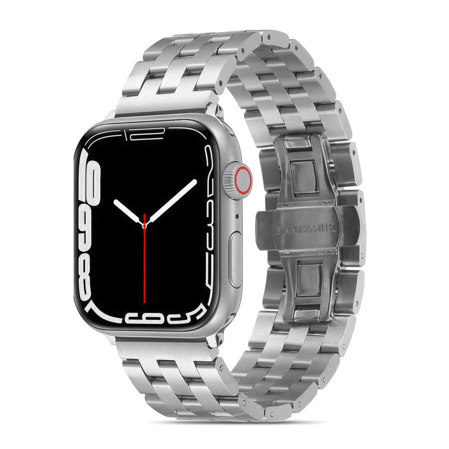 Apple Watch Uyumlu Metal Kordon