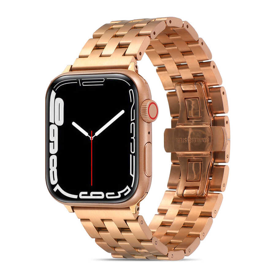 Apple Watch Uyumlu Metal Kordon