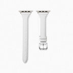 Apple Watch Uyumlu Deri Kordon – Beyaz