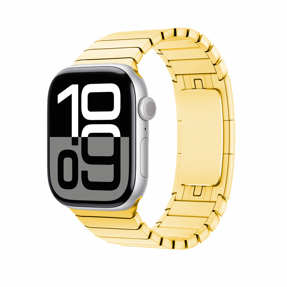 Apple Watch Uyumlu Metal Kordon – Gold