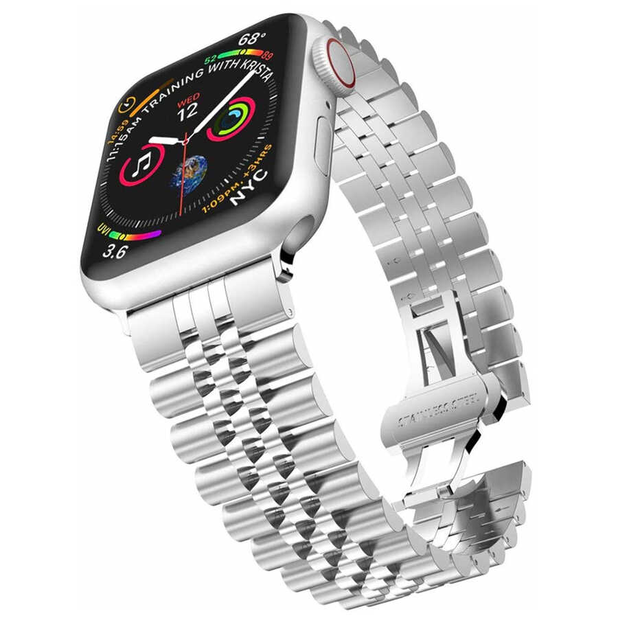 Apple Watch Uyumlu Metal Kordon
