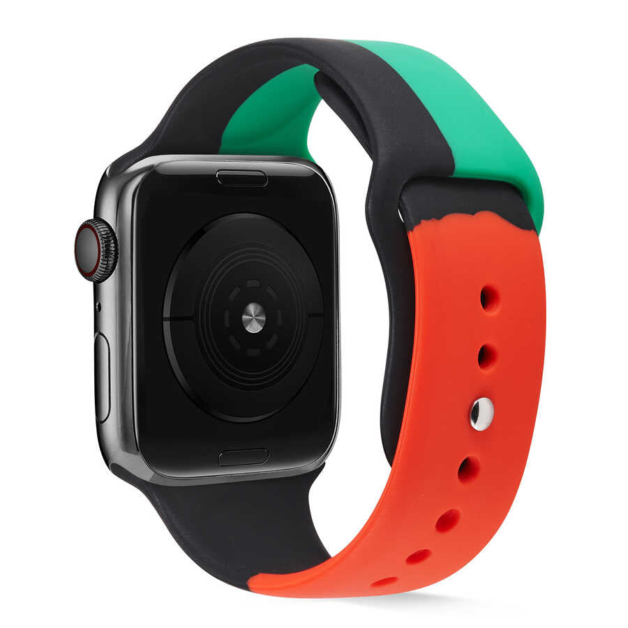 Apple Watch Uyumlu Silikon Kordon – Siyah