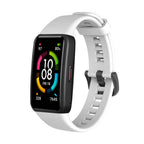 Huawei Band 6 Uyumlu Silikon Kordon – Beyaz