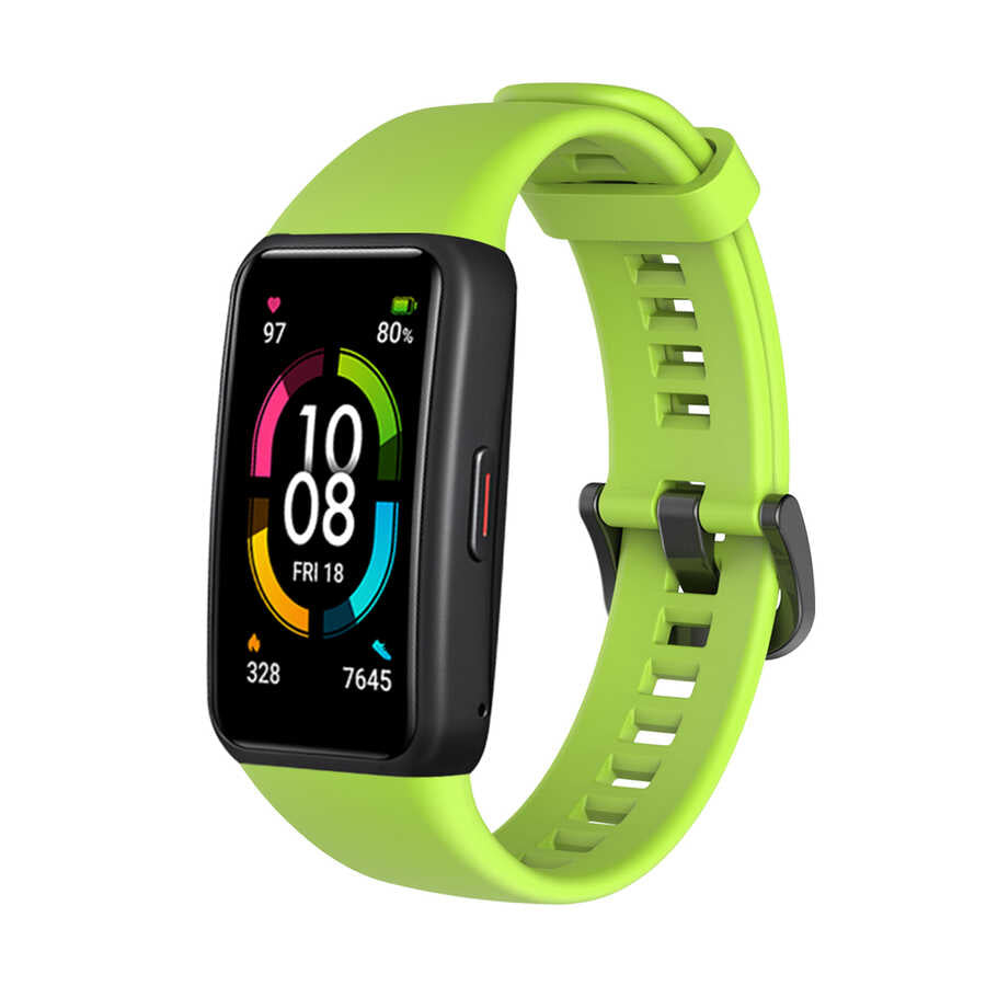Huawei Band 6 Uyumlu Silikon Kordon