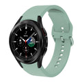 Galaxy Watch 4 Classic 46mm ve Diğer Modellerle Uyumlu Silikon Kordon – Açık Yeşil