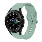 Galaxy Watch 4 Classic 46mm ve Diğer Modellerle Uyumlu Silikon Kordon – Açık Yeşil