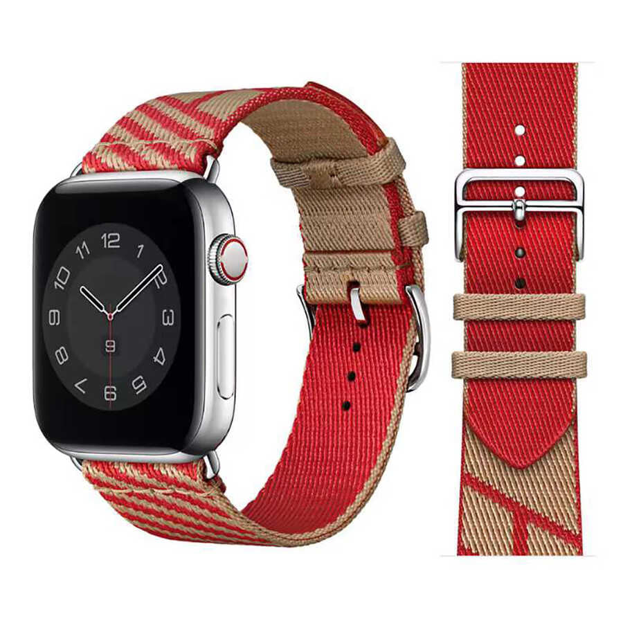 Apple Watch Uyumlu Hasır Kordon