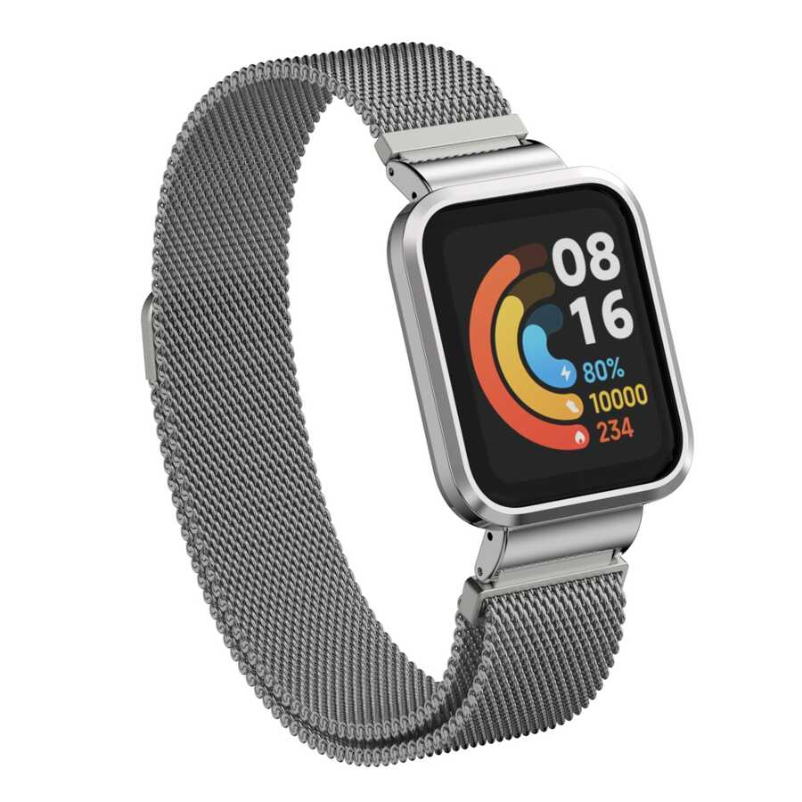 Xiaomi Redmi Watch (Mi Watch Lite) Uyumlu Metal Kordon