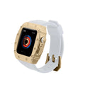 Apple Watch Uyumlu Kordon – Beyaz-Gold