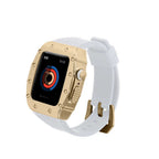 Apple Watch Uyumlu Kordon – Beyaz-Gold