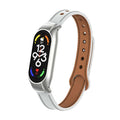 Xiaomi Mi Band 7 Uyumlu Deri Kordon – Beyaz