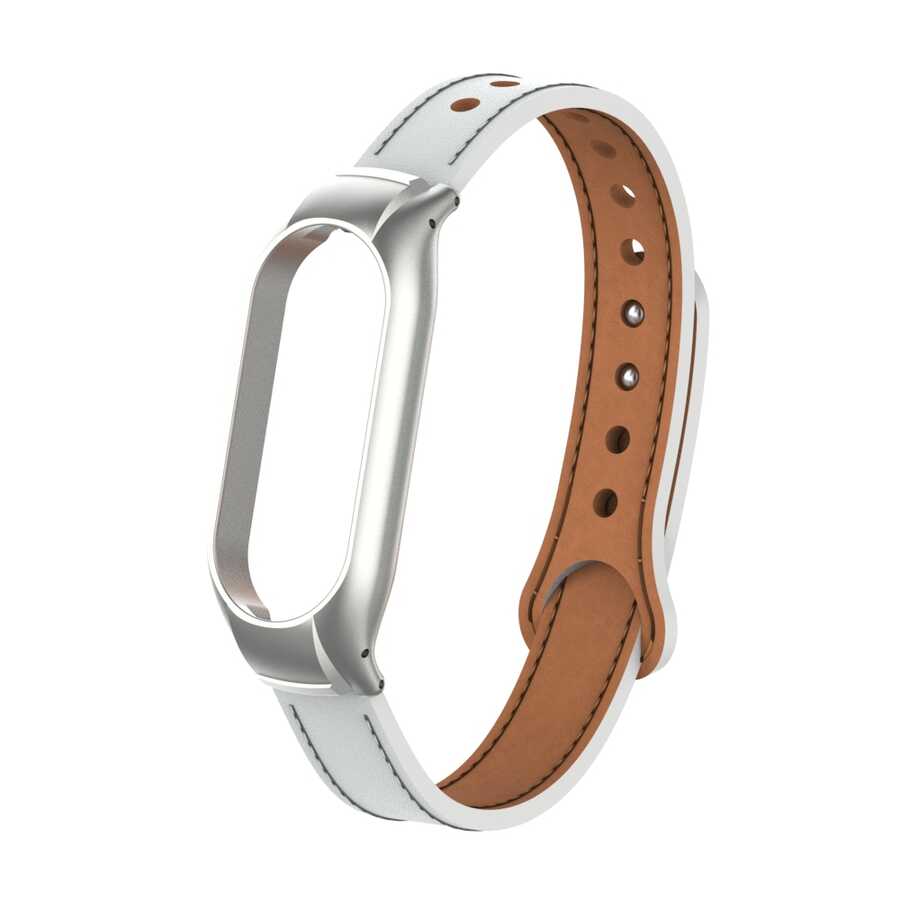 Xiaomi Mi Band 7 Uyumlu Deri Kordon