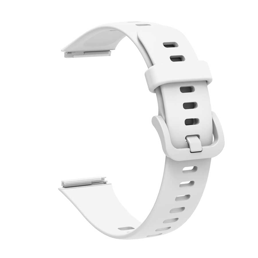 Huawei Band 7 Uyumlu Silikon Kordon – Beyaz