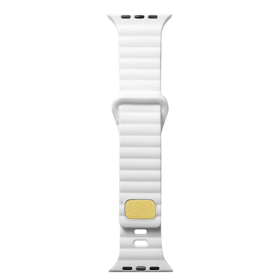 Apple Watch Uyumlu Silikon Kordon – Beyaz