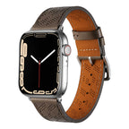 Apple Watch Uyumlu PU Deri Kordon – Gri
