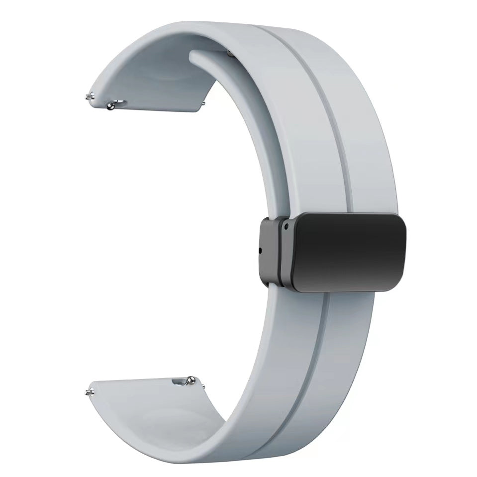 20mm Silikon Akıllı Saat Kordonu – Gri
