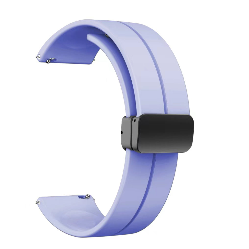 20mm Silikon Akıllı Saat Kordonu – Lila