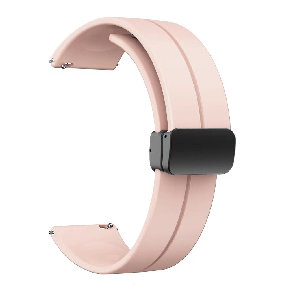 20mm Silikon Akıllı Saat Kordonu – Pembe
