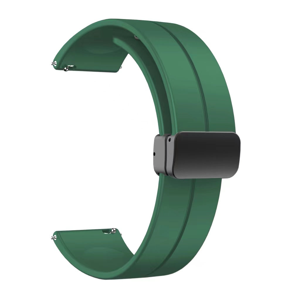 20mm Silikon Akıllı Saat Kordonu – Yeşil