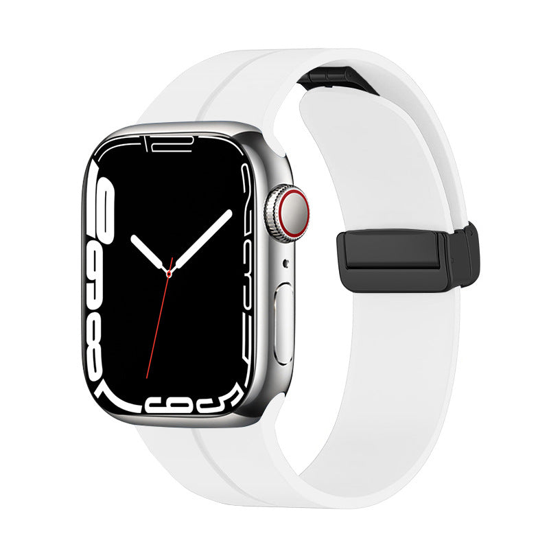 Apple Watch Uyumlu Silikon Kordon – Beyaz
