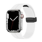 Apple Watch Uyumlu Silikon Kordon – Beyaz