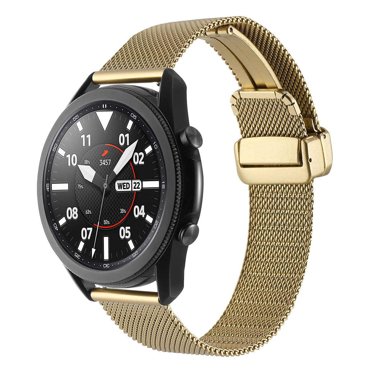 22mm Metal Akıllı Saat Kordonu – Gold