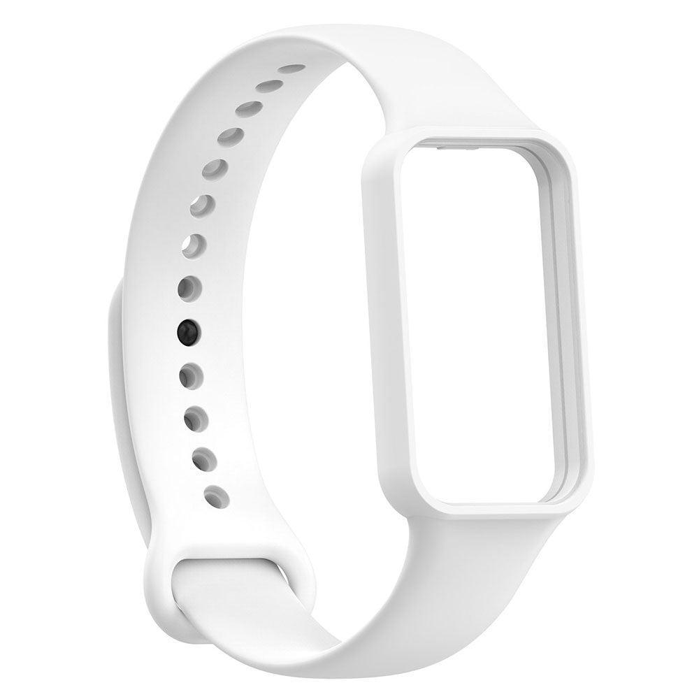 Xiaomi Redmi Smart Band 2 / Xiaomi Amazfit Band 7 Uyumlu Silikon Kordon – Beyaz