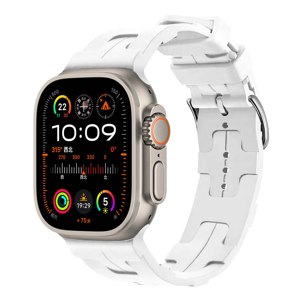 Apple Watch Uyumlu Silikon Kordon – Beyaz