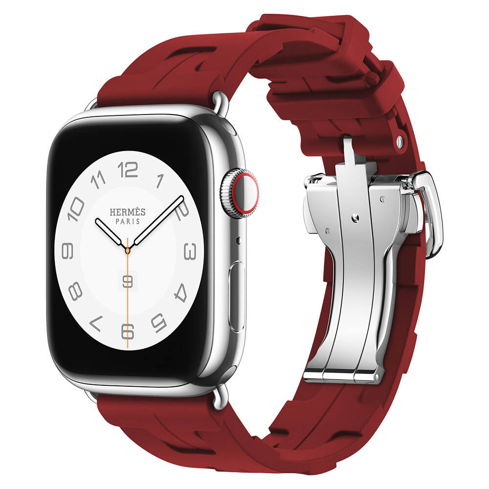Apple Watch Uyumlu Spor Görünümlü Silikon Kordon