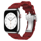 Apple Watch Uyumlu Spor Görünümlü Silikon Kordon