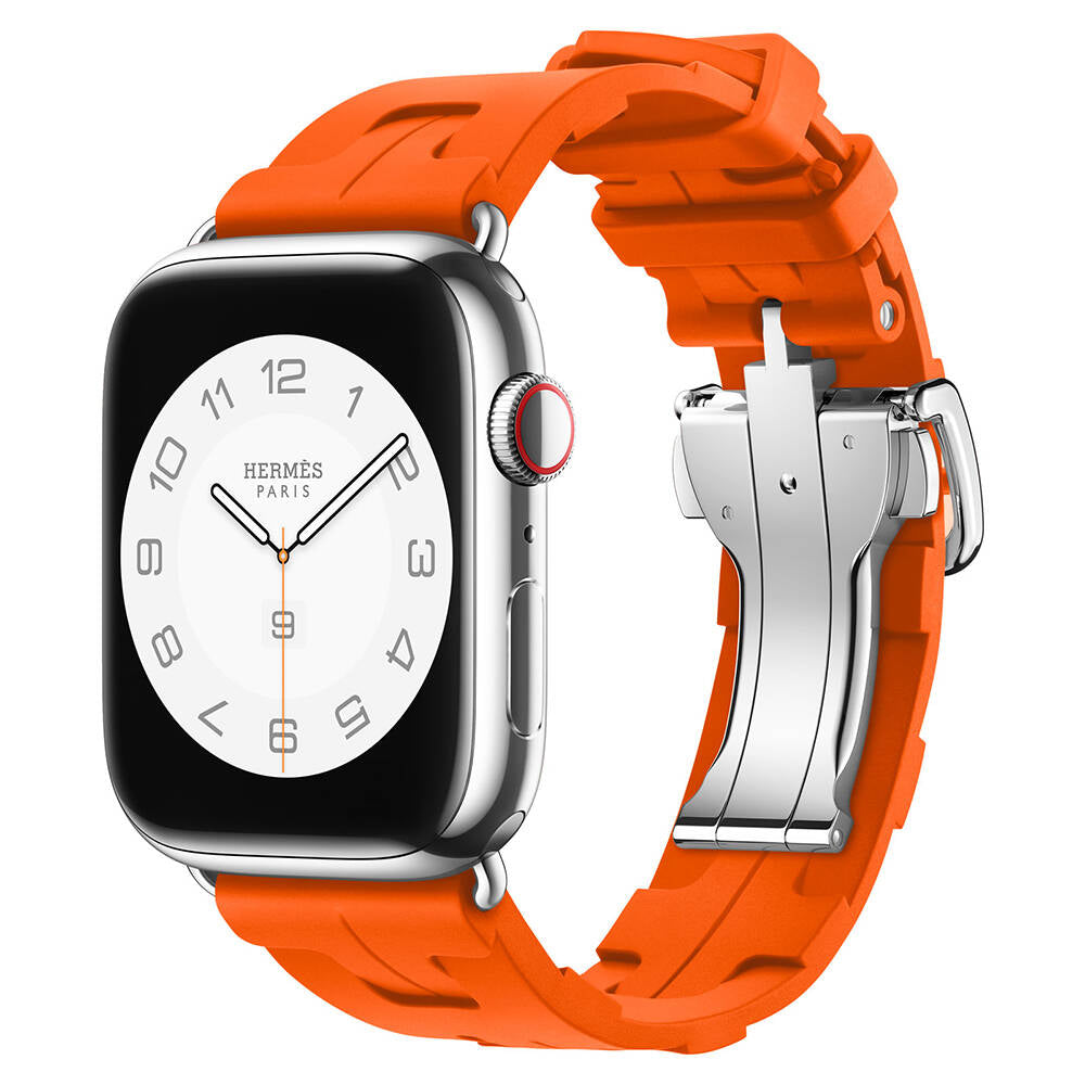 Apple Watch Uyumlu Spor Görünümlü Silikon Kordon