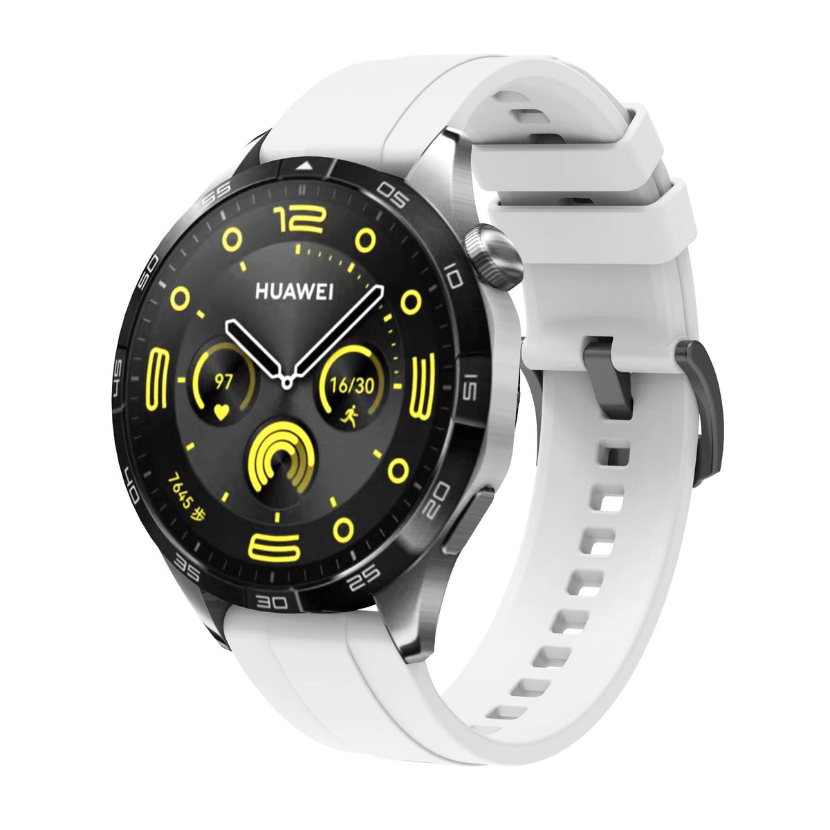22mm Silikon Akıllı Saat Kordonu – Beyaz