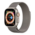 Apple Watch Uyumlu Metal Kordon – Gri