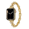 Apple Watch Uyumlu Metal Kordon – Gold