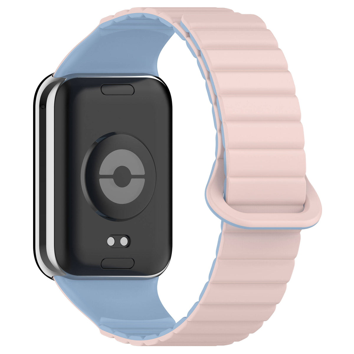 Xiaomi Mi Band 8 Pro / Xiaomi Redmi Watch 4 Uyumlu Silikon Kordon – Pembe-Mavi