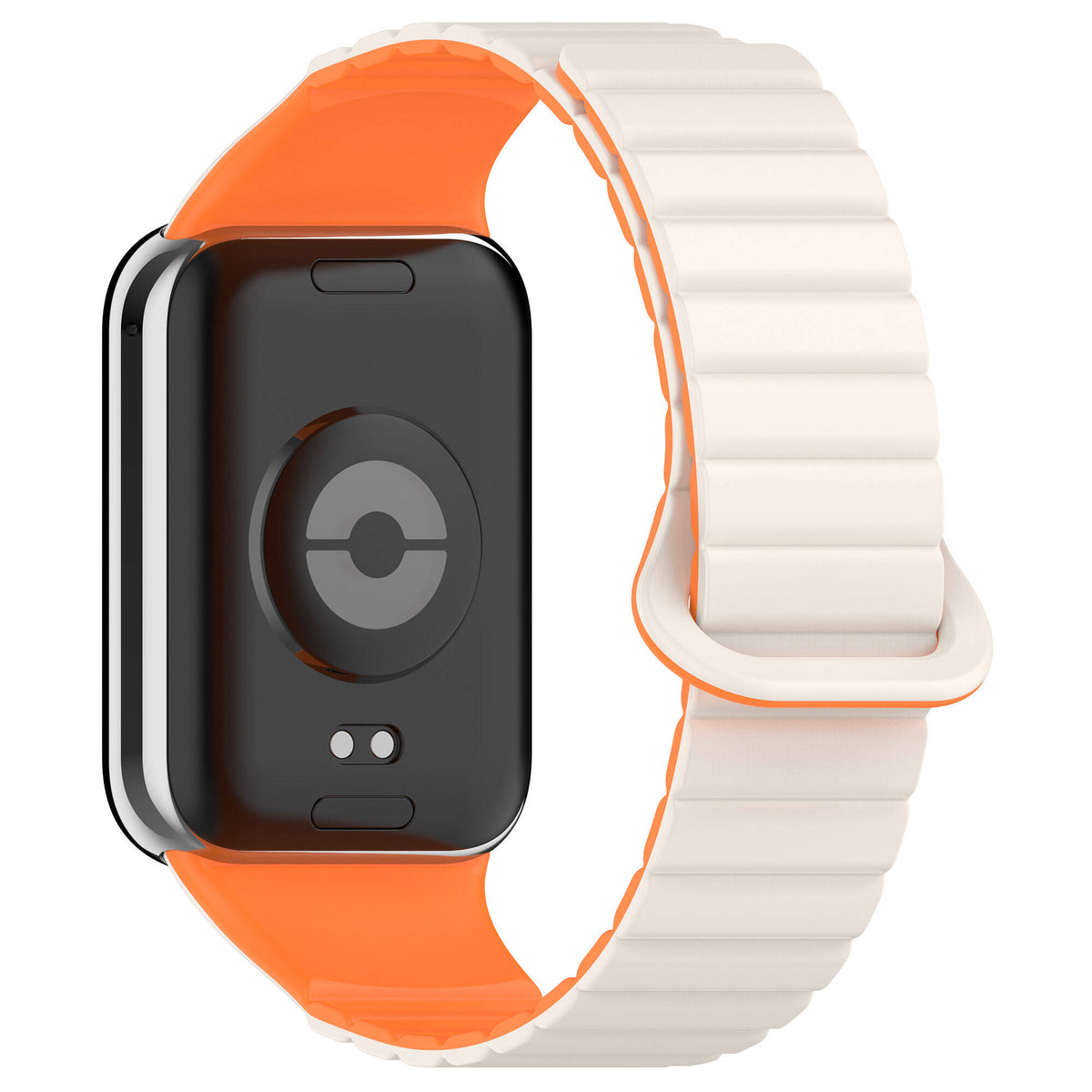 Xiaomi Mi Band 8 Pro / Xiaomi Redmi Watch 4 Uyumlu Silikon Kordon – Starlight-Turuncu